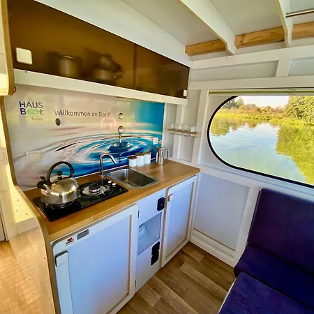 بوتيل Hausboot - Schwimmende Feststehende Direkt Auf Der Havel Mit Weitblick Aufs Wasser