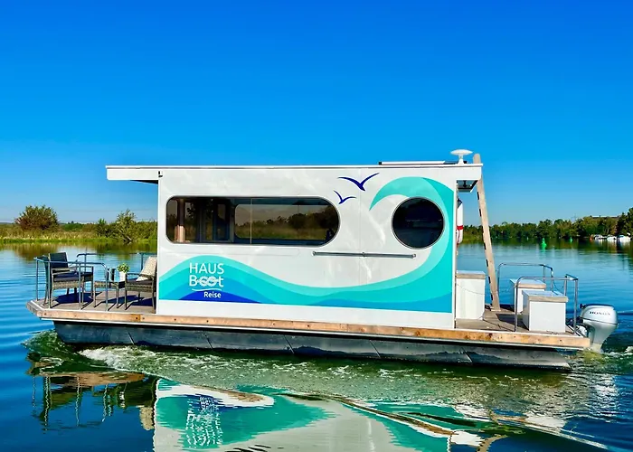 Hausboot - Schwimmende Feststehende Direkt Auf Der Havel Mit Weitblick Aufs Wasser *